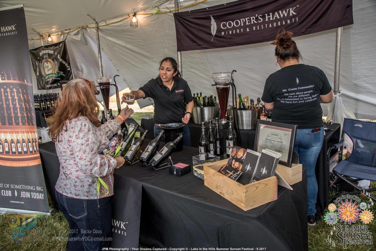 Coopers Hawk Wine Tasting Summer Sunset Fest